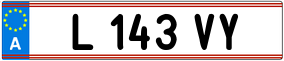 Truck License Plate